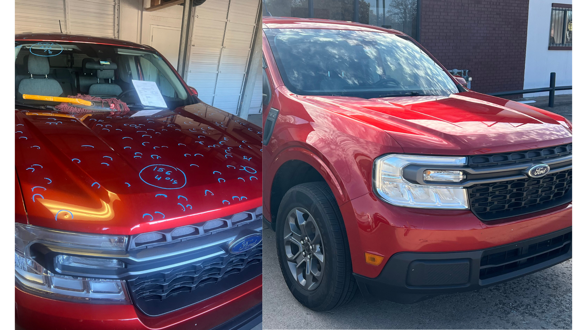 PDR Restoration Car restored to pre-storm condition using PDR—no repainting, fillers, or surface imperfections.